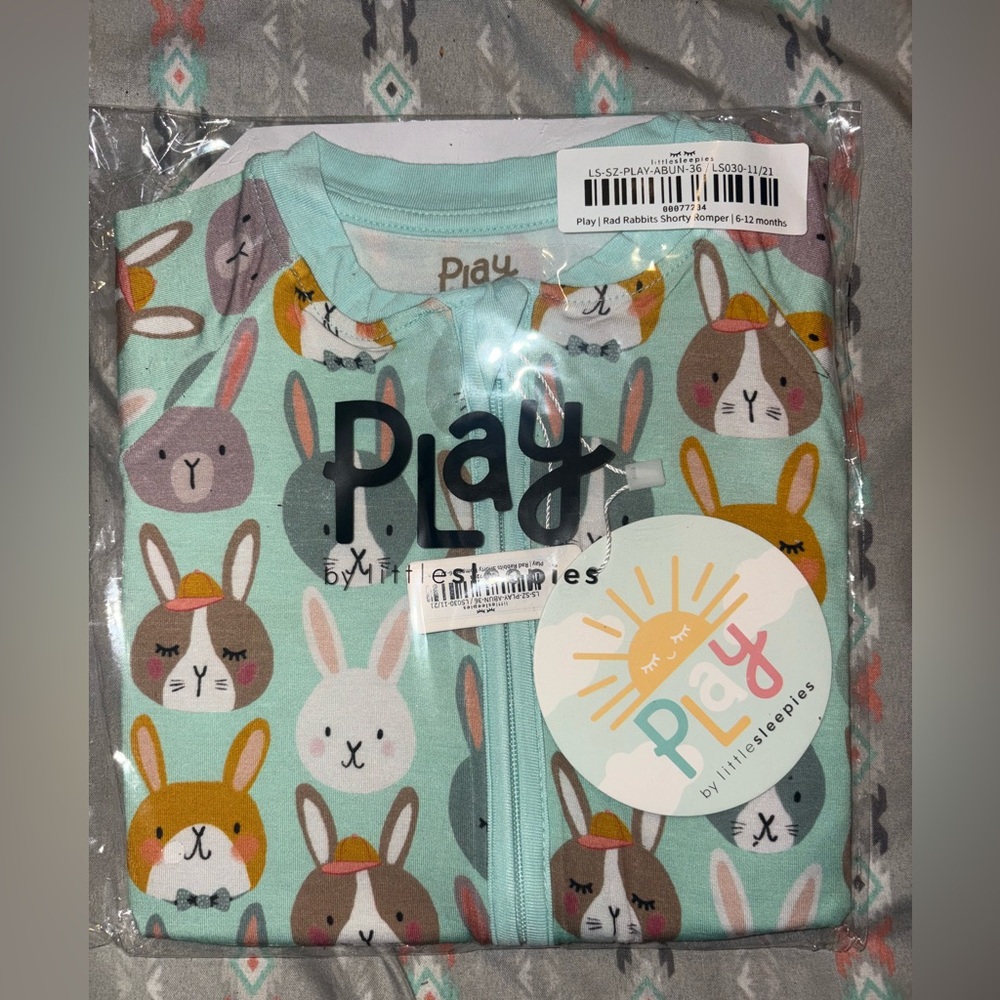 Little Sleepies Rad Rabbit Shorty